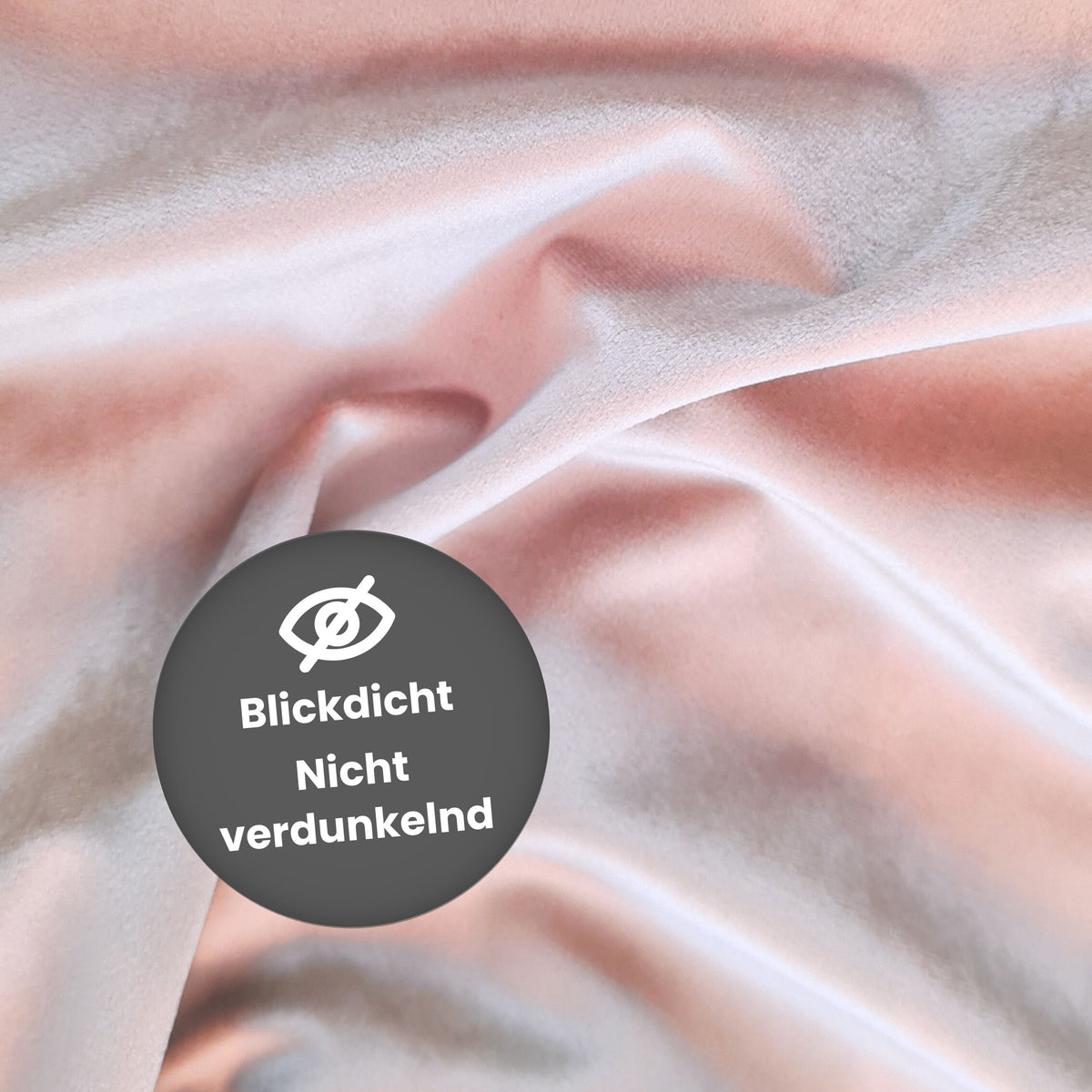 Nachtvorhang "Samtvorhang" zartrosa Velvet