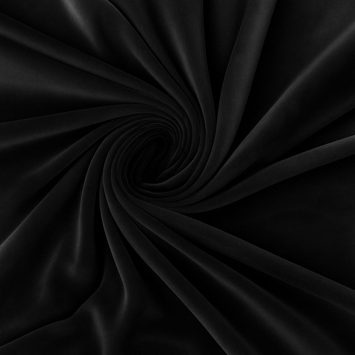 Nachtvorhang "Samtvorhang" schwarz Velvet