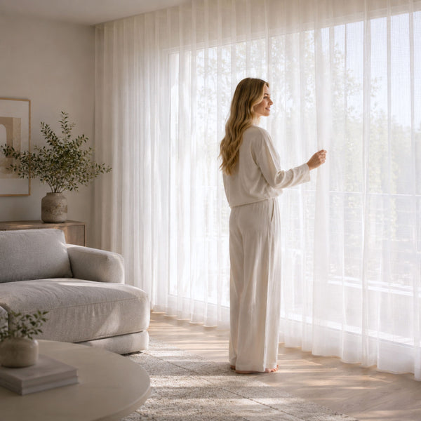 White day curtain Fly