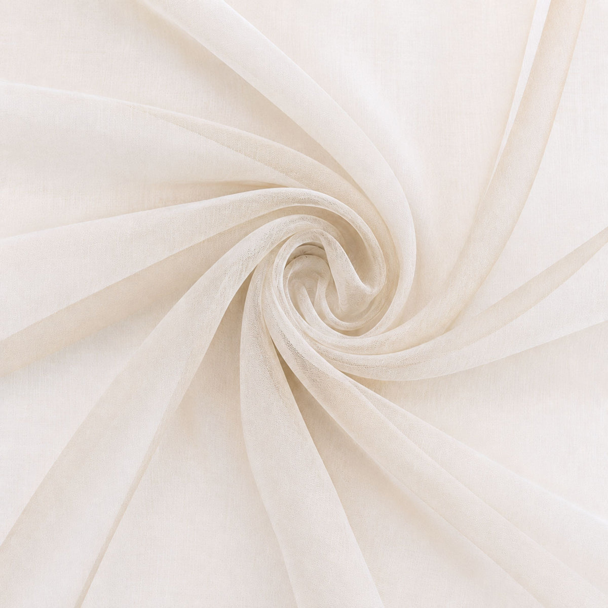 Tagesvorhang ELIANE - beige - Kostenloses Stoffmuster