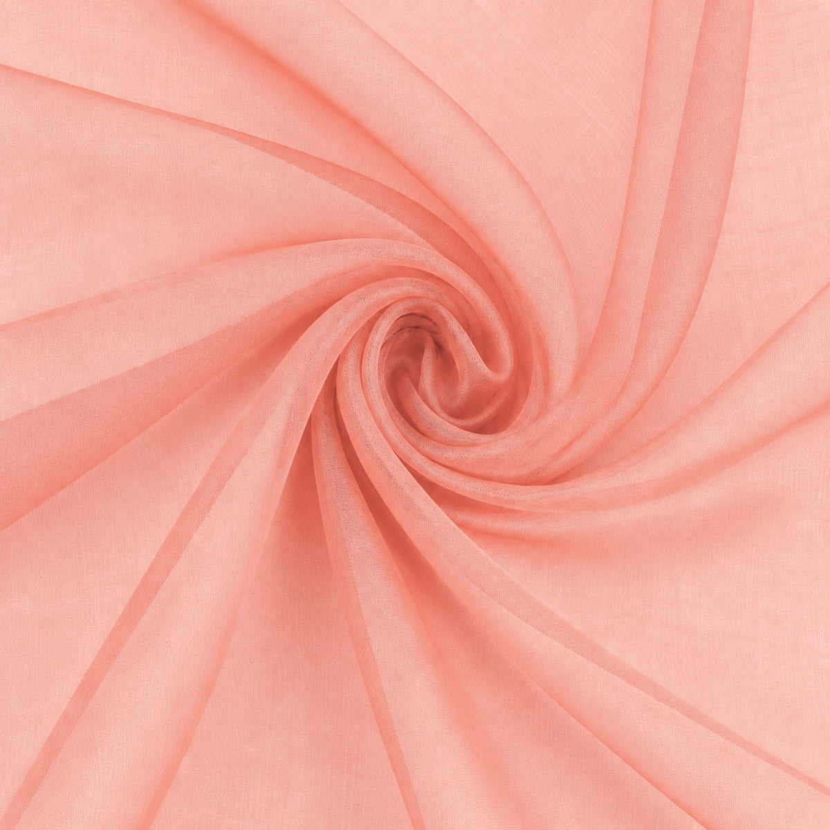 Rideau de jour corail Eliane
