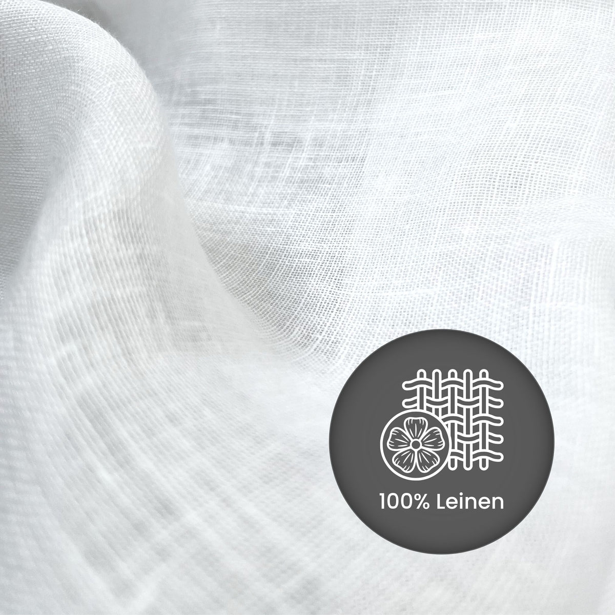 "Linen curtain" day curtain white Juist