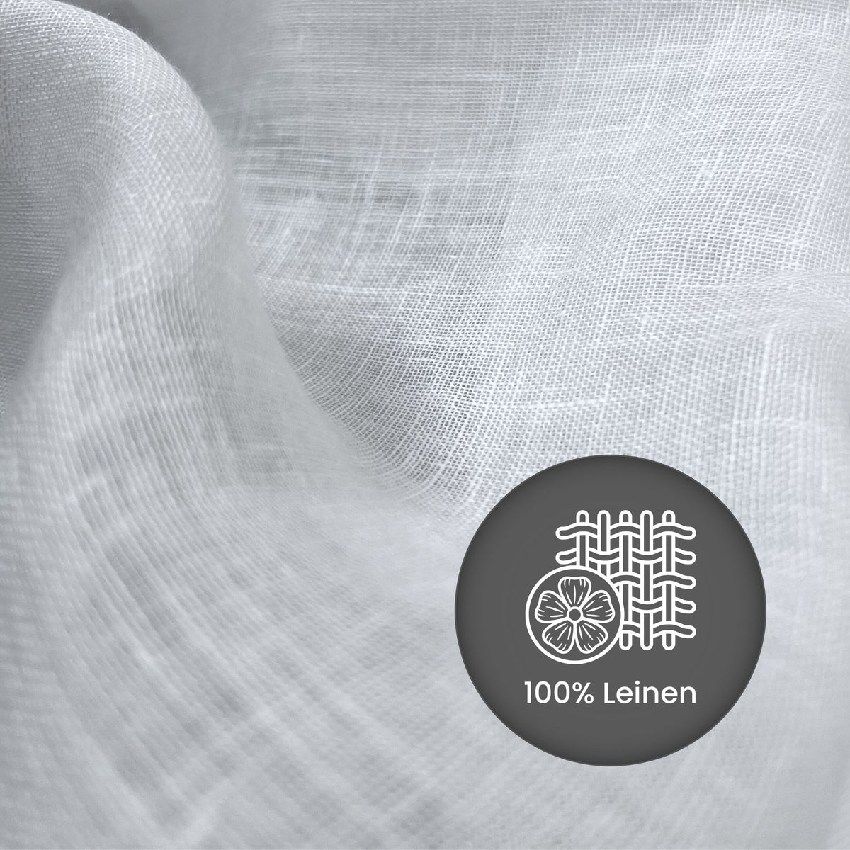 "Linen curtain" day curtain light grey Juist