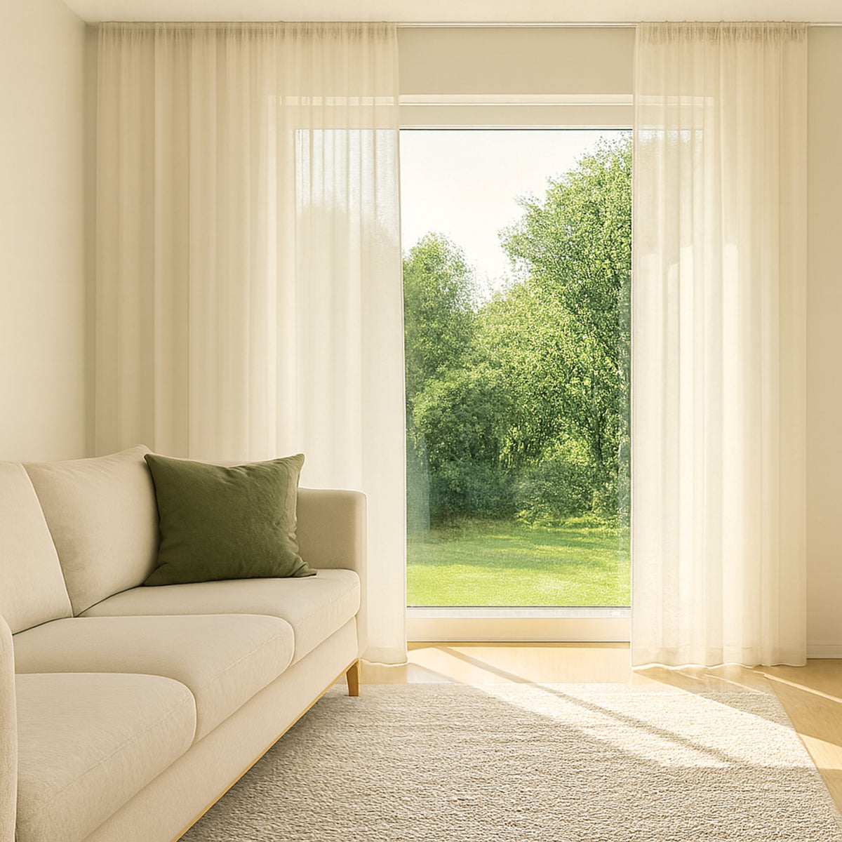 Tenda a giorno avorio Elvira