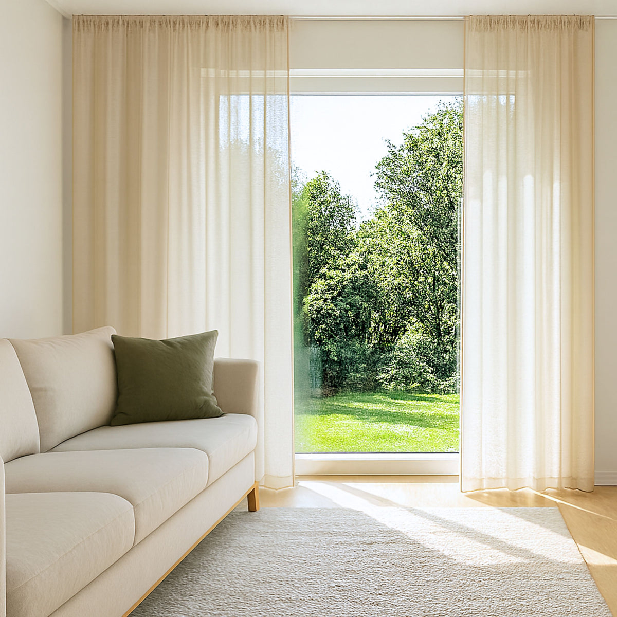 Tagesvorhang écru Elvira