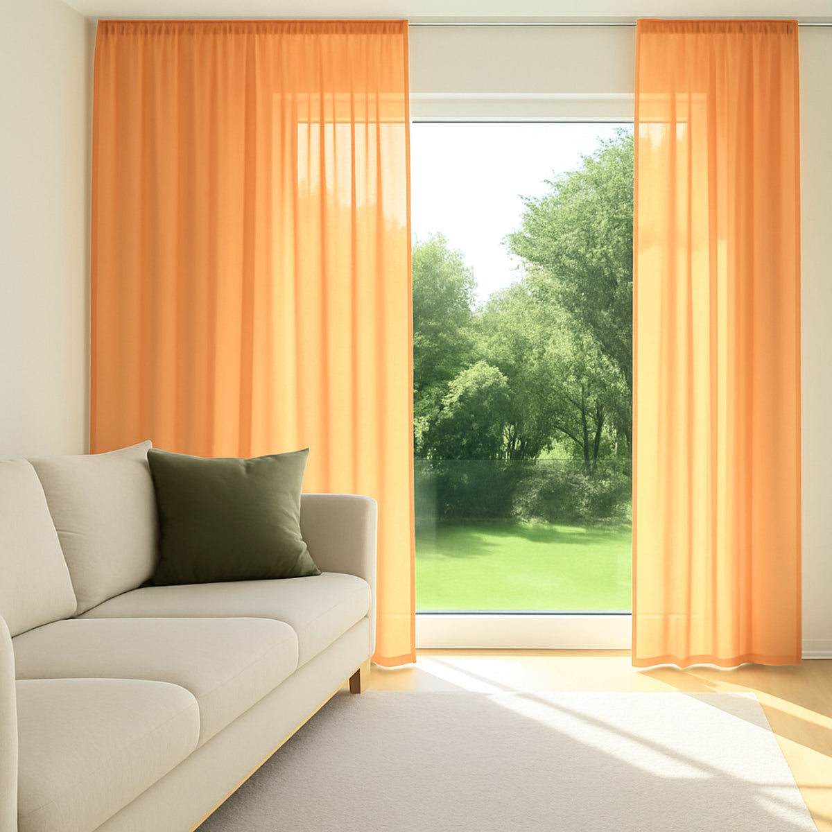 Day curtain mandarin Elvira