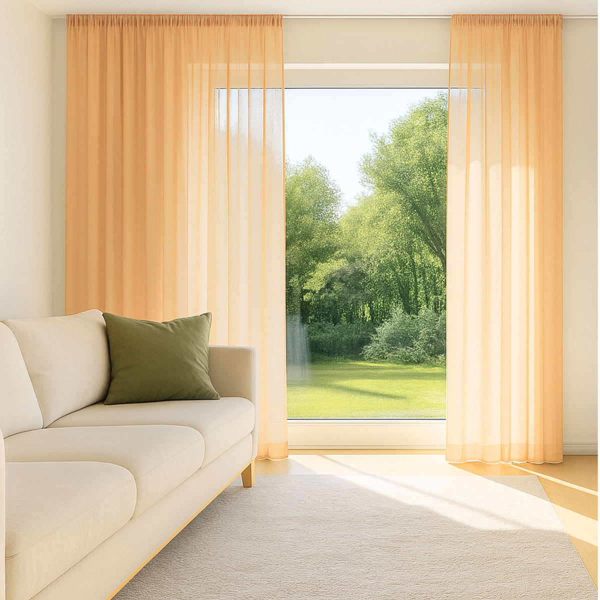 Tagesvorhang orange Elvira