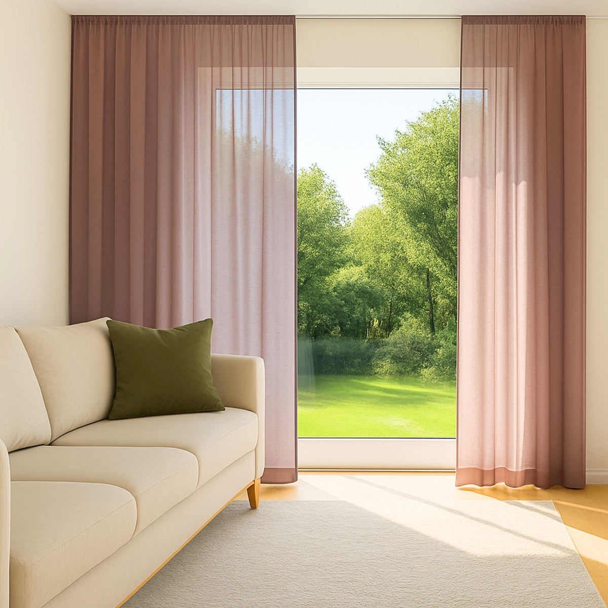 Tenda da giorno beige Elvira