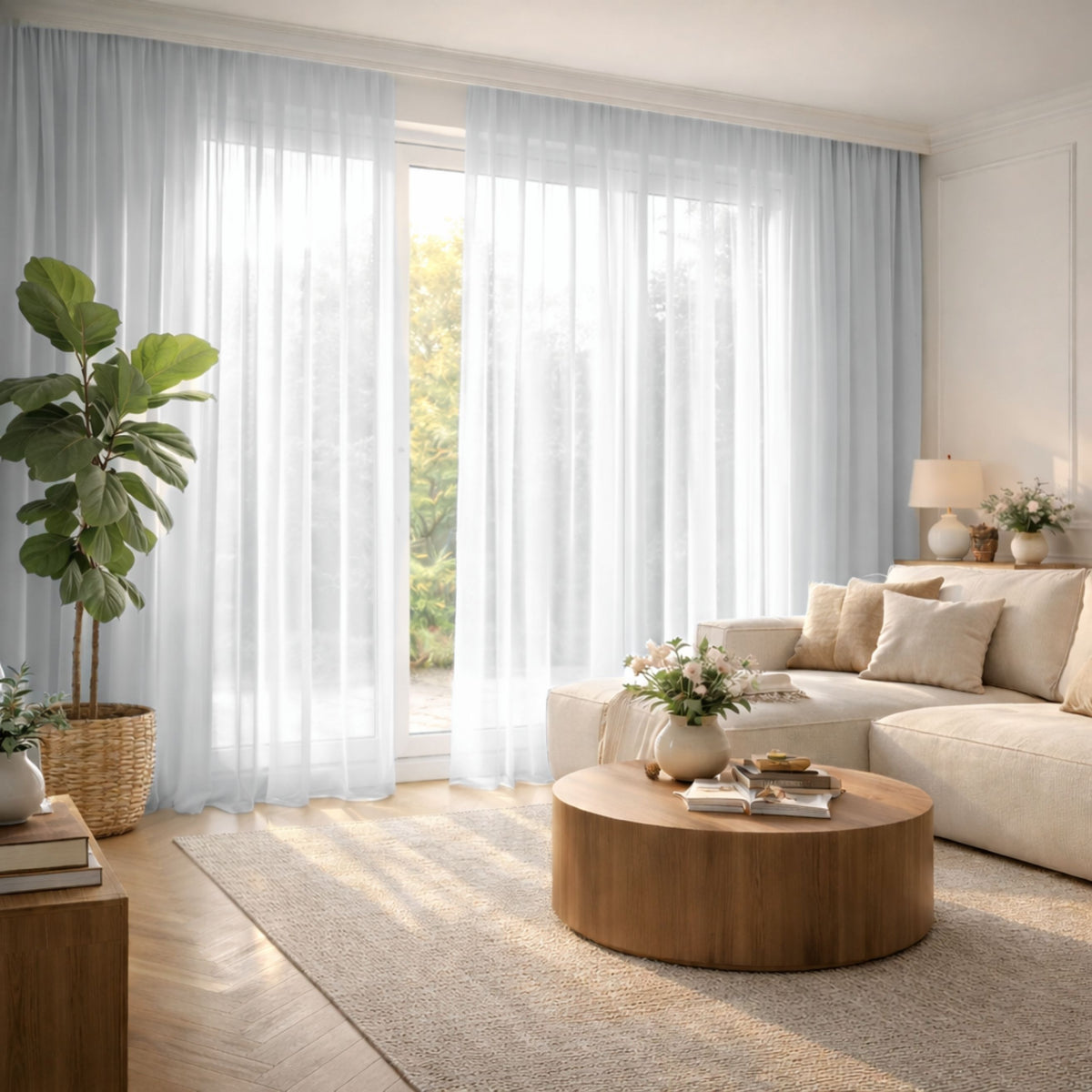 Day curtain light blue Marit