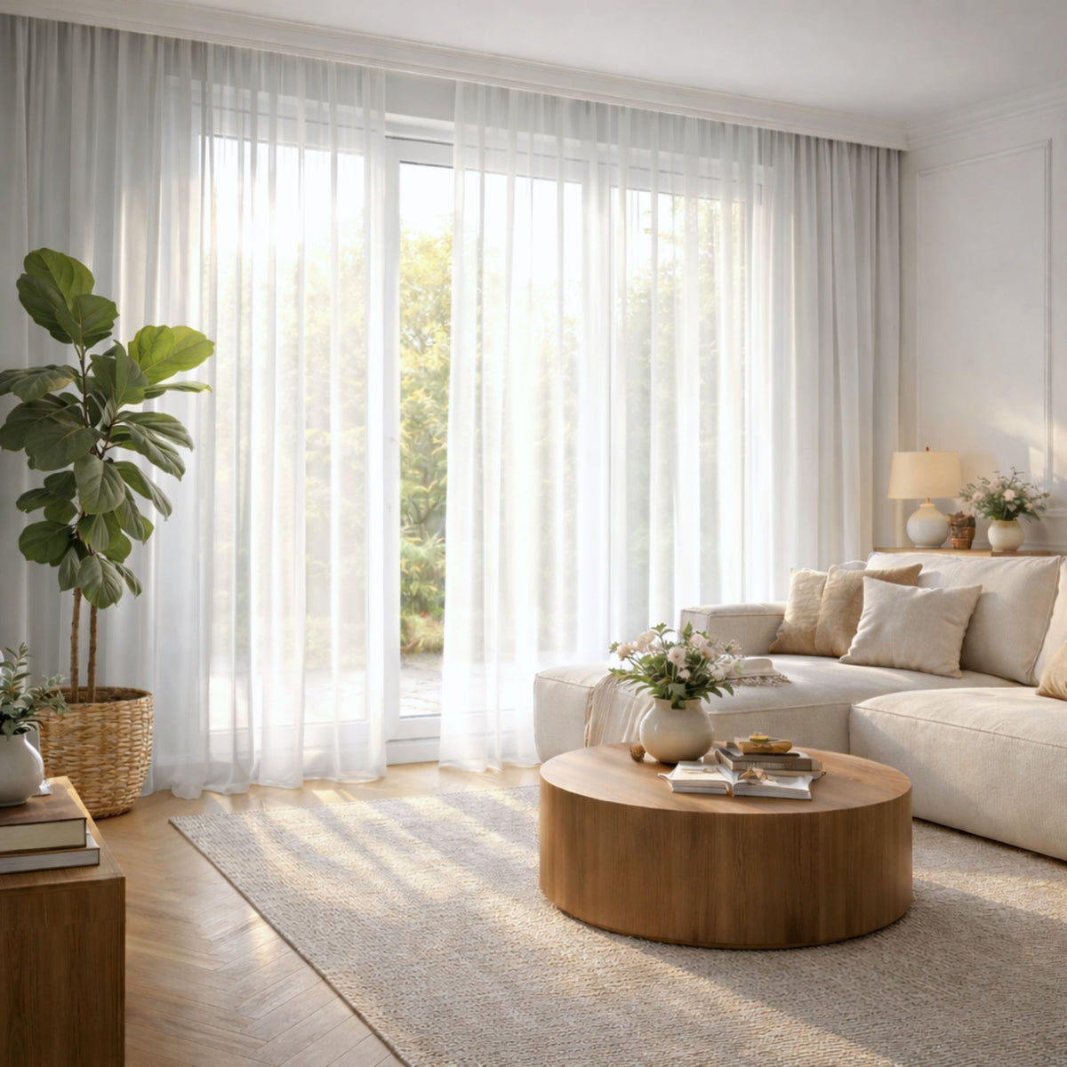 Tenda da giorno grigio morbido Marit