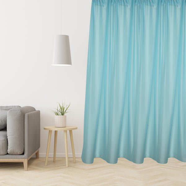 turquoise day curtain Leif