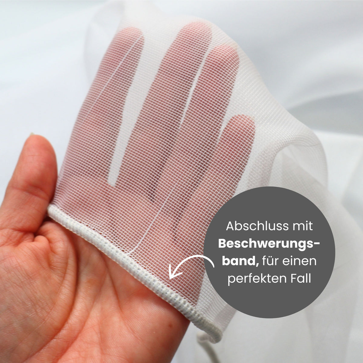 Rideau de jour blanc cassé Arti