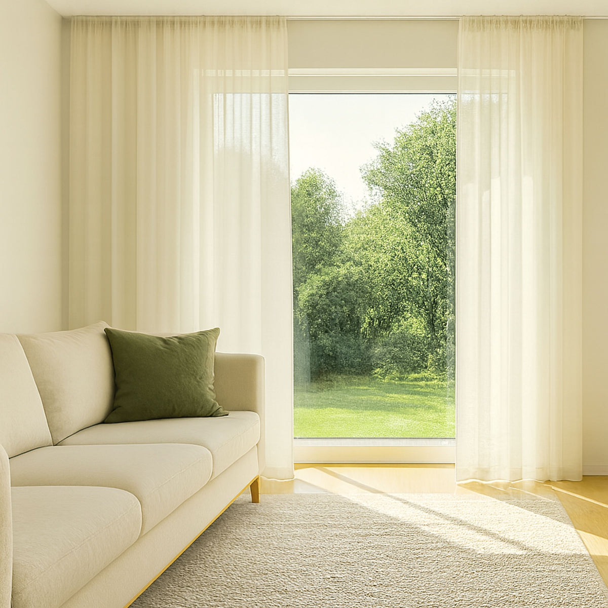 Tagesvorhang écru Tilly