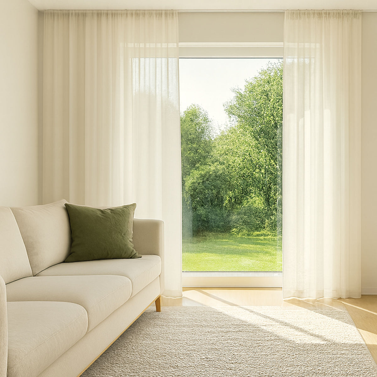 Day curtain beige brown Tilly