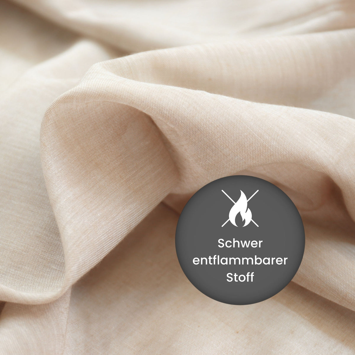 Rideau de jour marron clair Tilly