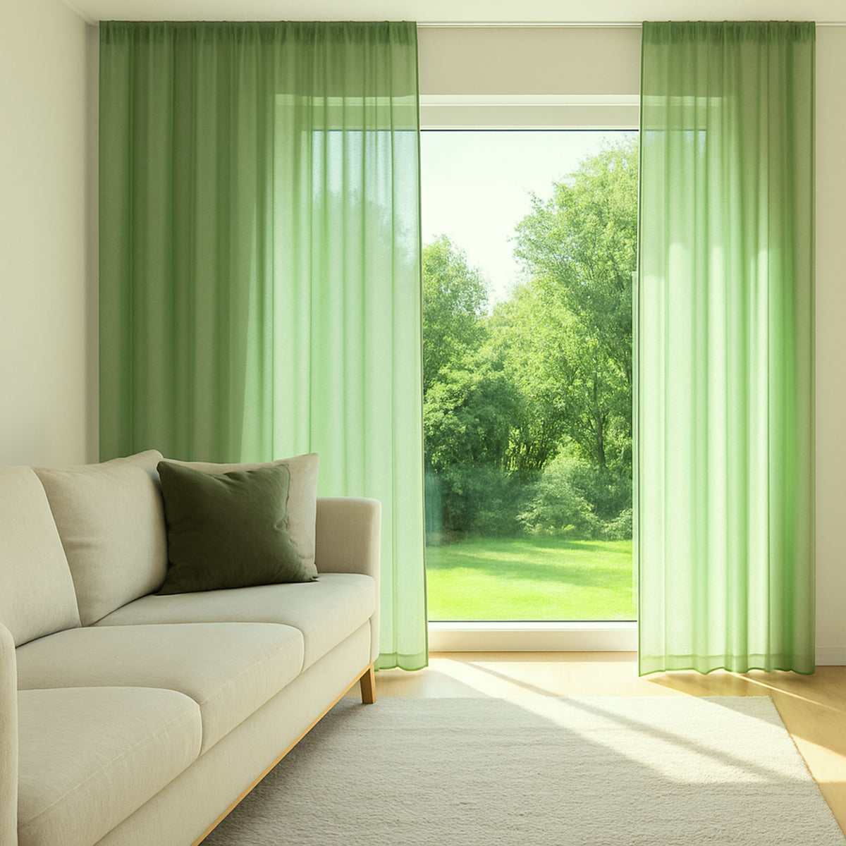 Day curtain apple green Tilly