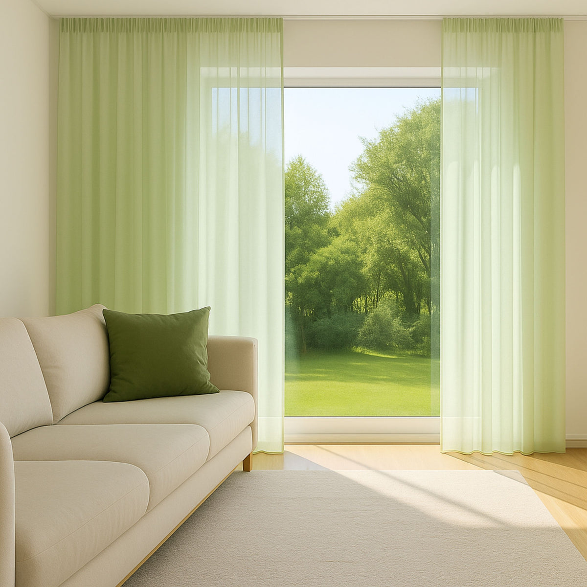 Day curtain light green Tilly