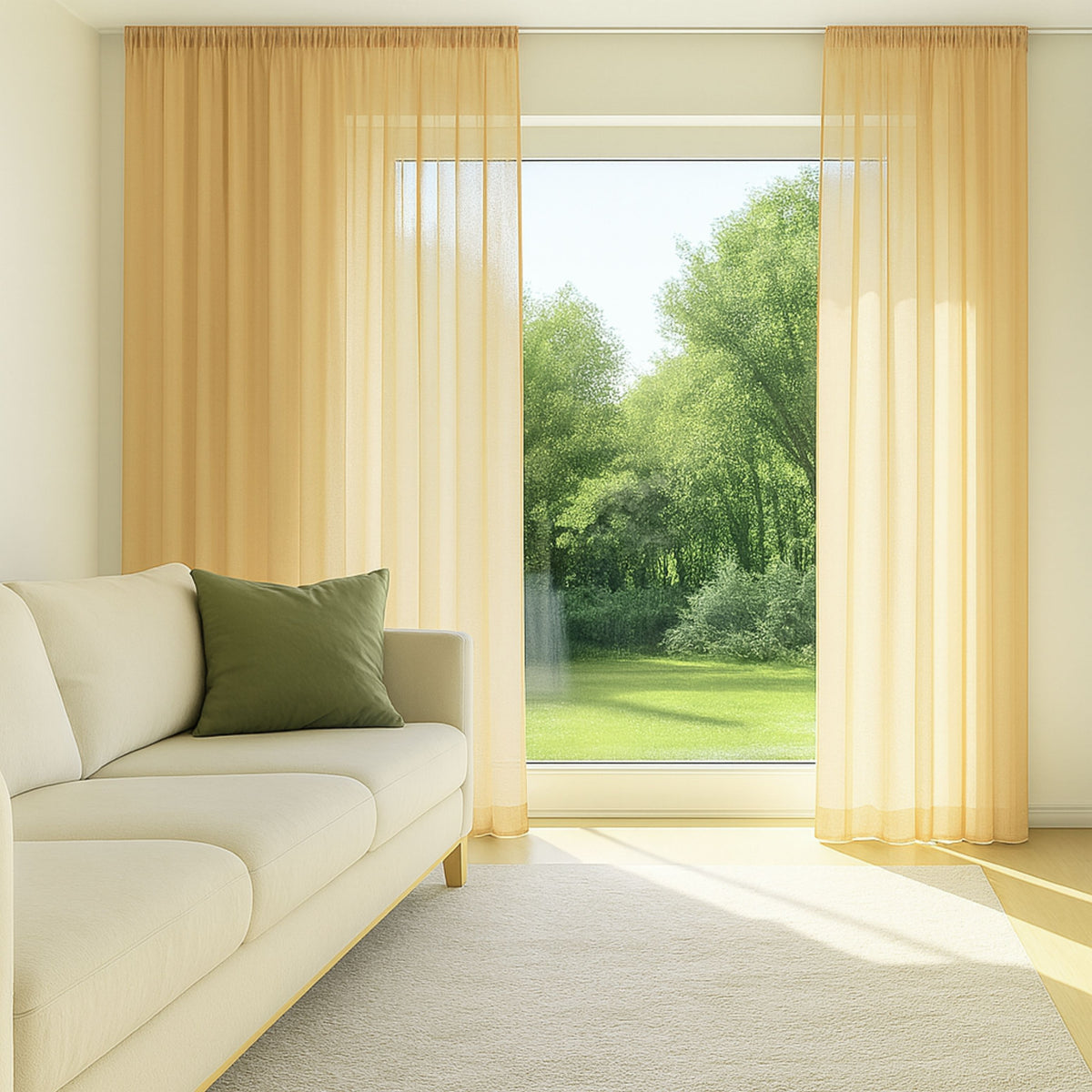 Tagesvorhang hellorange Tilly