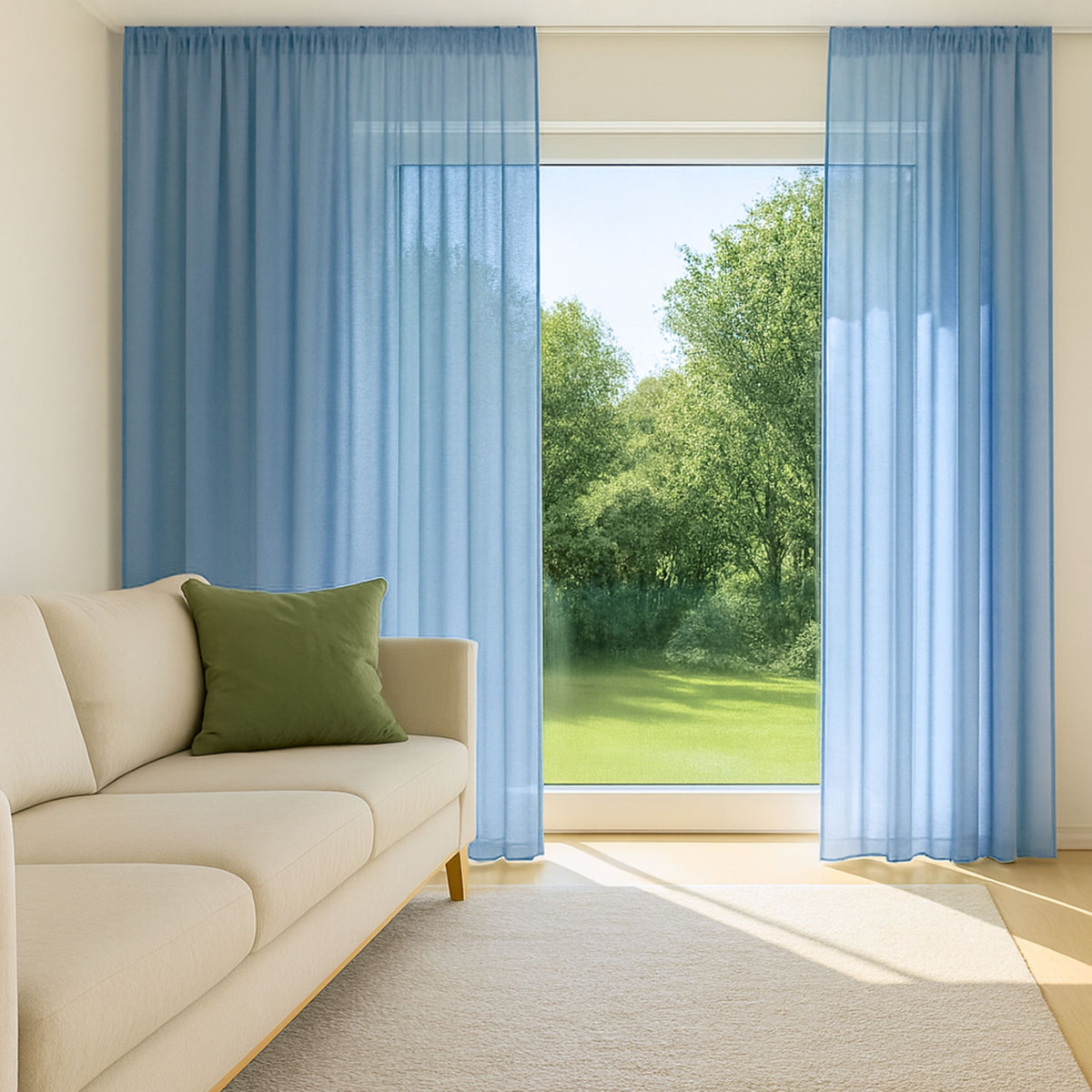 Tagesvorhang blau Tilly