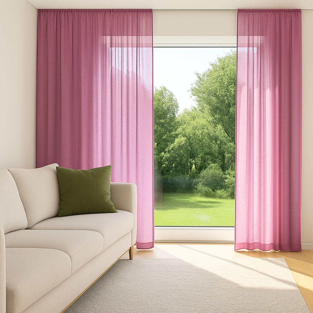 day curtain fuchsia Tilly