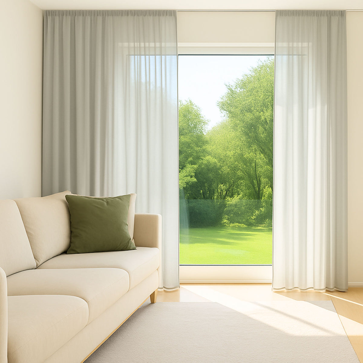 Day curtain light grey Tilly