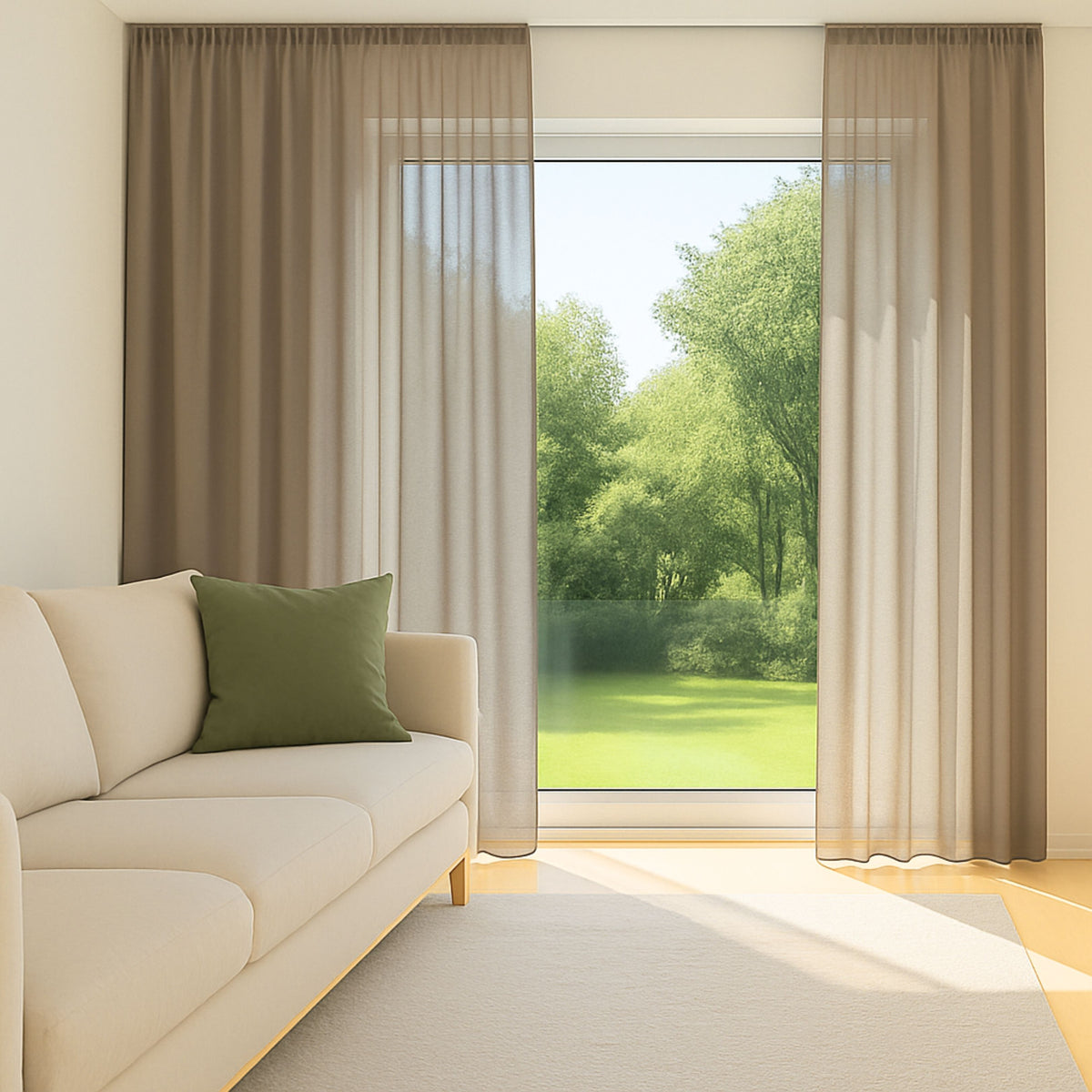 Day curtain taupe Tilly