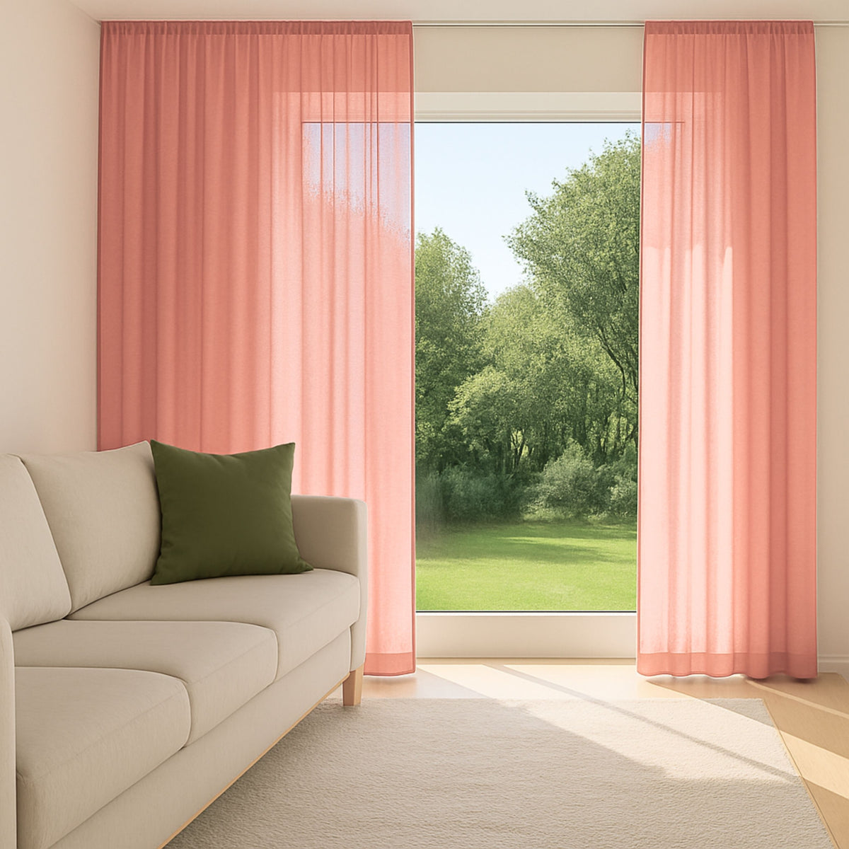 Tagesvorhang rosa Tilly