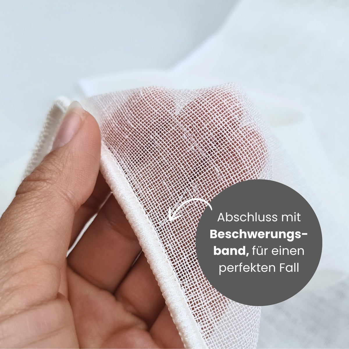 Tagesvorhang weiss Pax