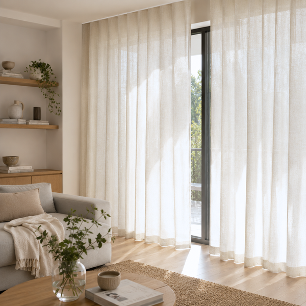 Linen curtain ecru Senna