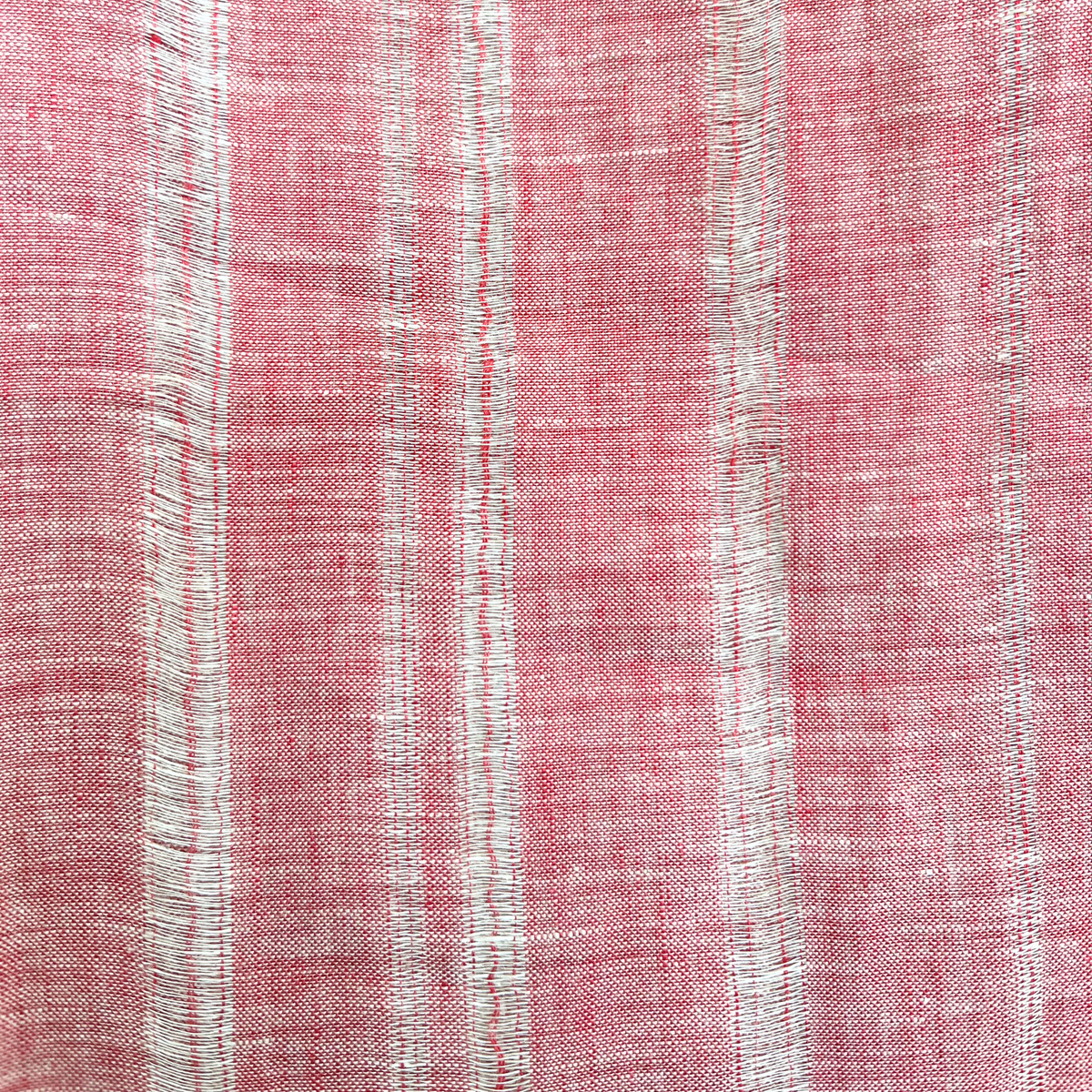 "Linen curtain" In-Between curtain red Sissi "stripes"