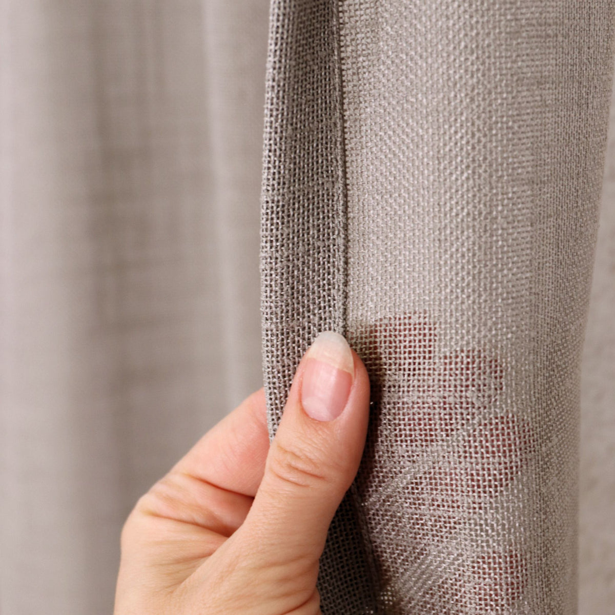 Tagesvorhang taupe Padma