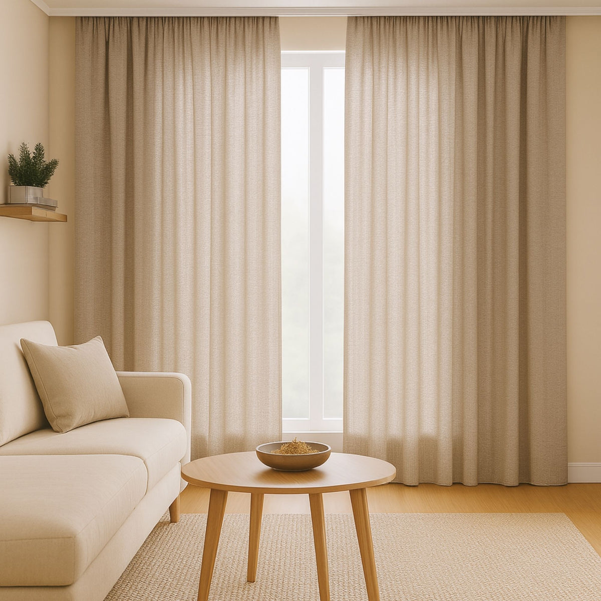 In-Between Vorhang hellbraun Enzi