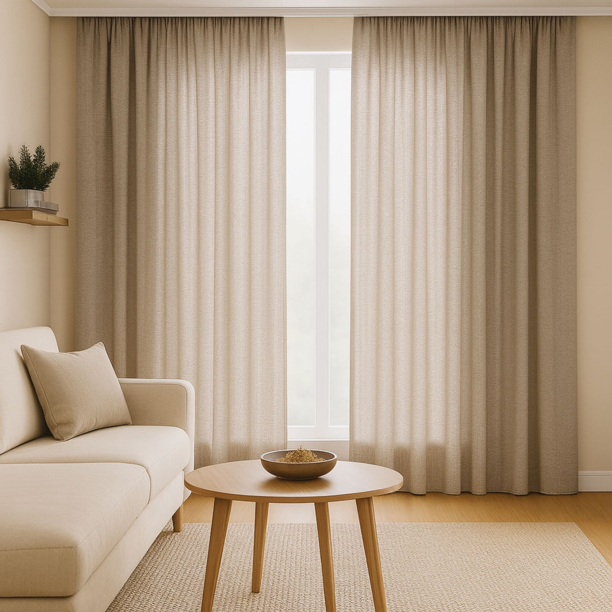 In-Between Vorhang taupe Enzi