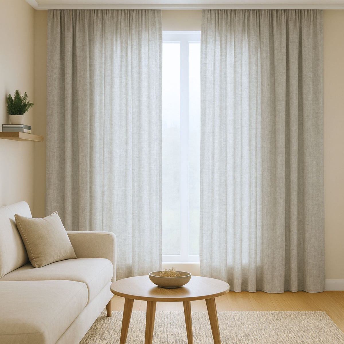 In-Between Vorhang hellgrau Enzi