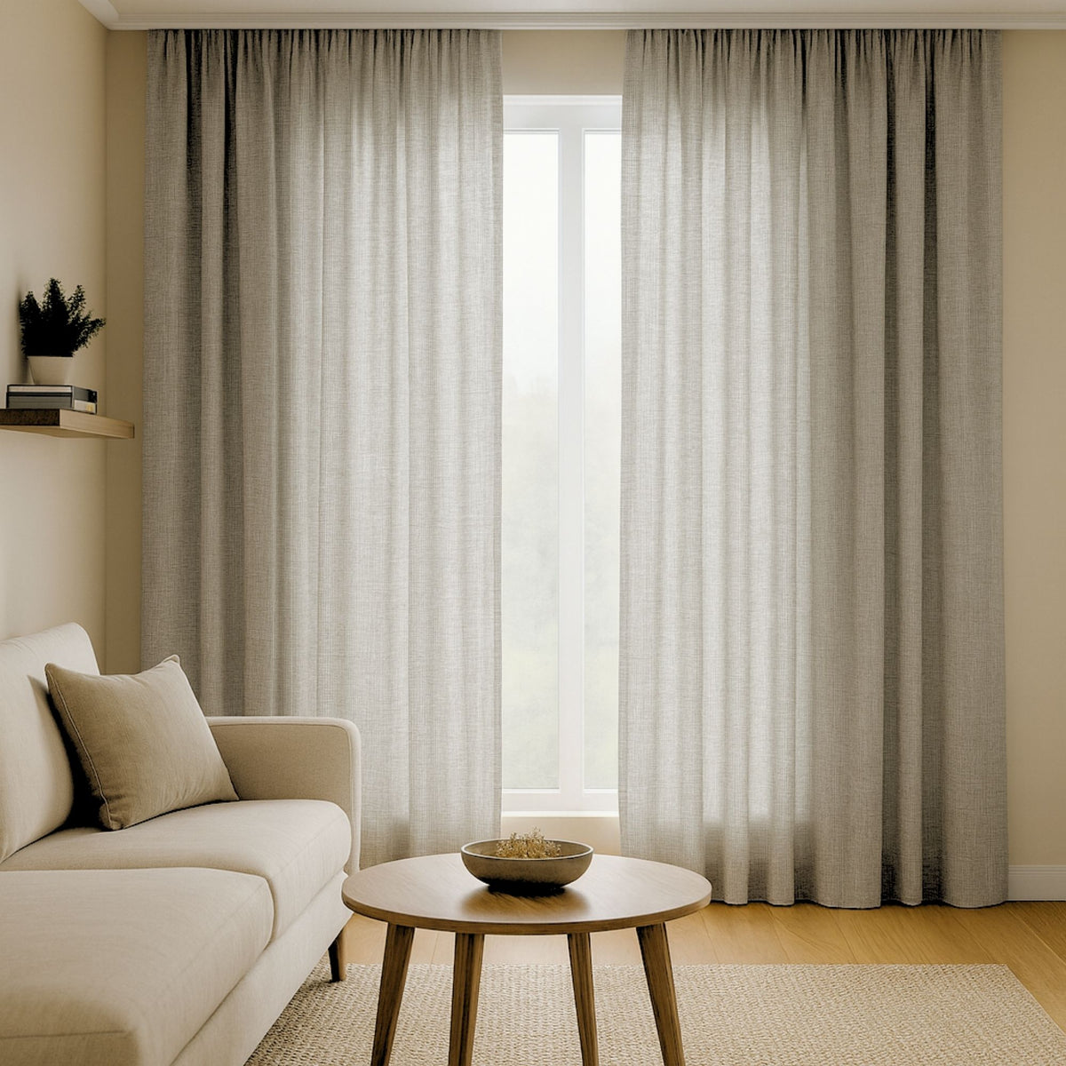 In-Between Vorhang steingrau Enzi