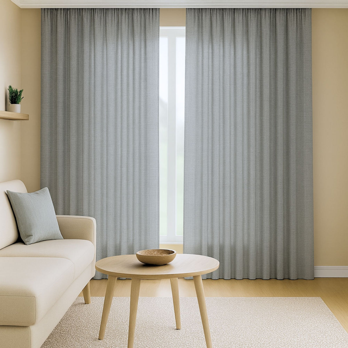 In-Between Vorhang kieselgrau Enzi