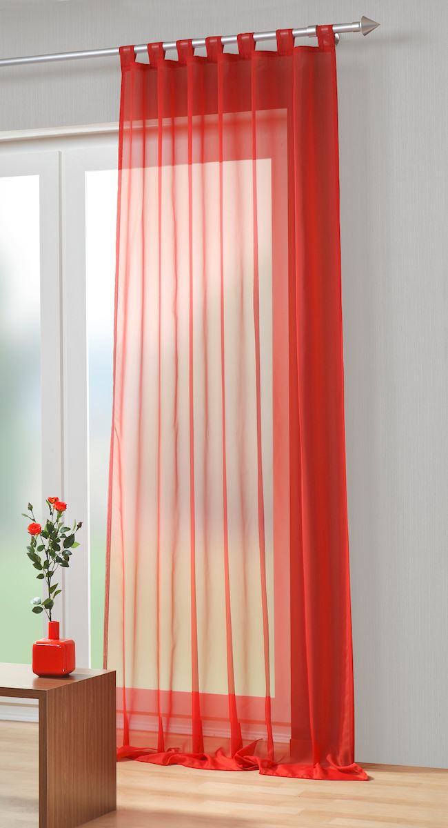 Day curtain red Amanda