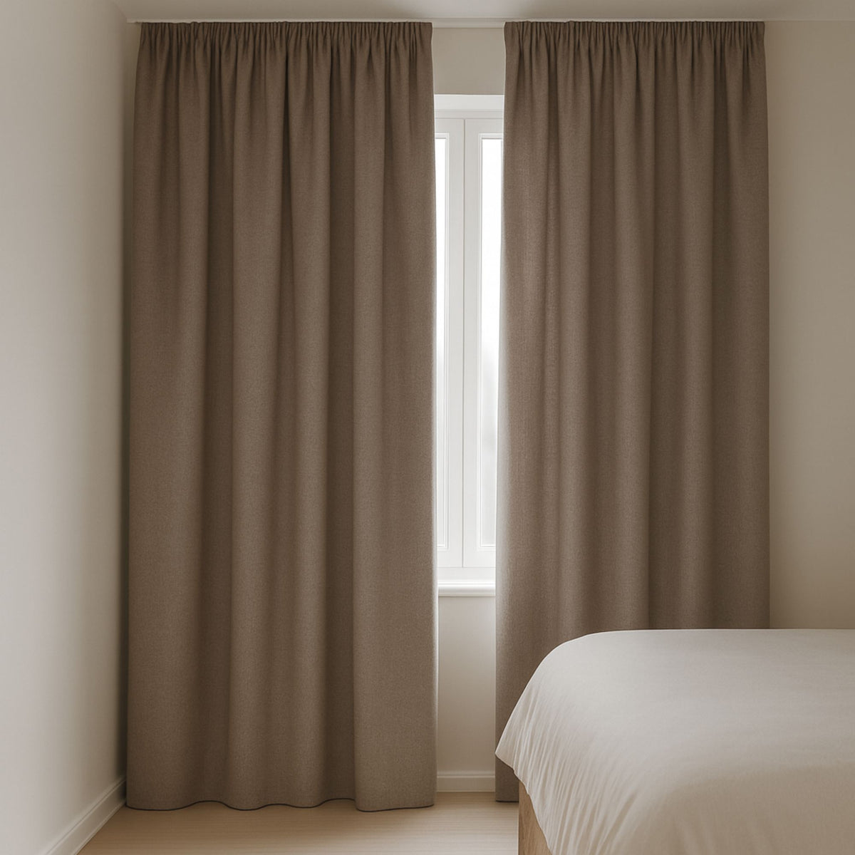 Verdunkelungsvorhang taupe Mira