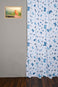 Day curtain turquoise blue Yara