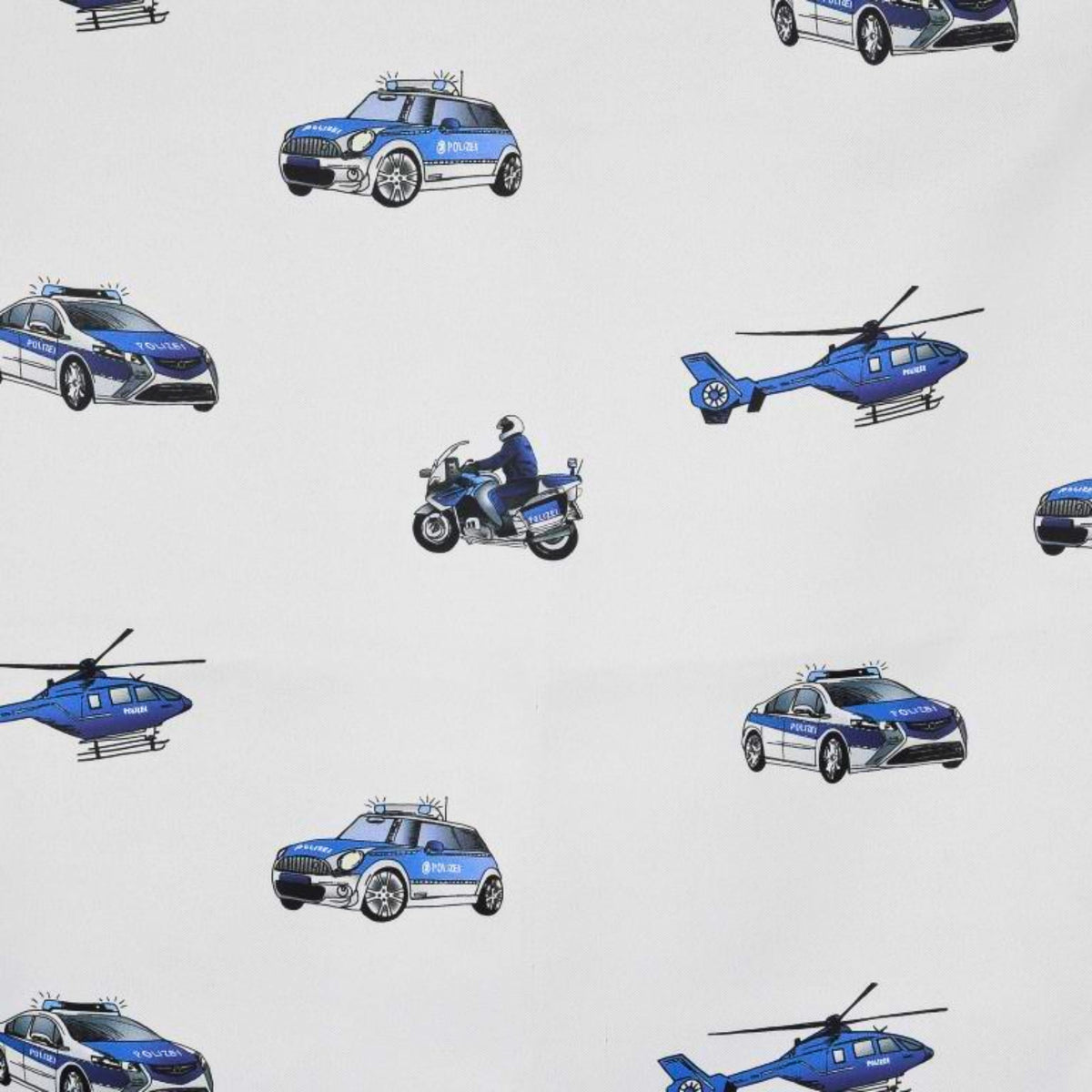 Rideau occultant bleu bleu police