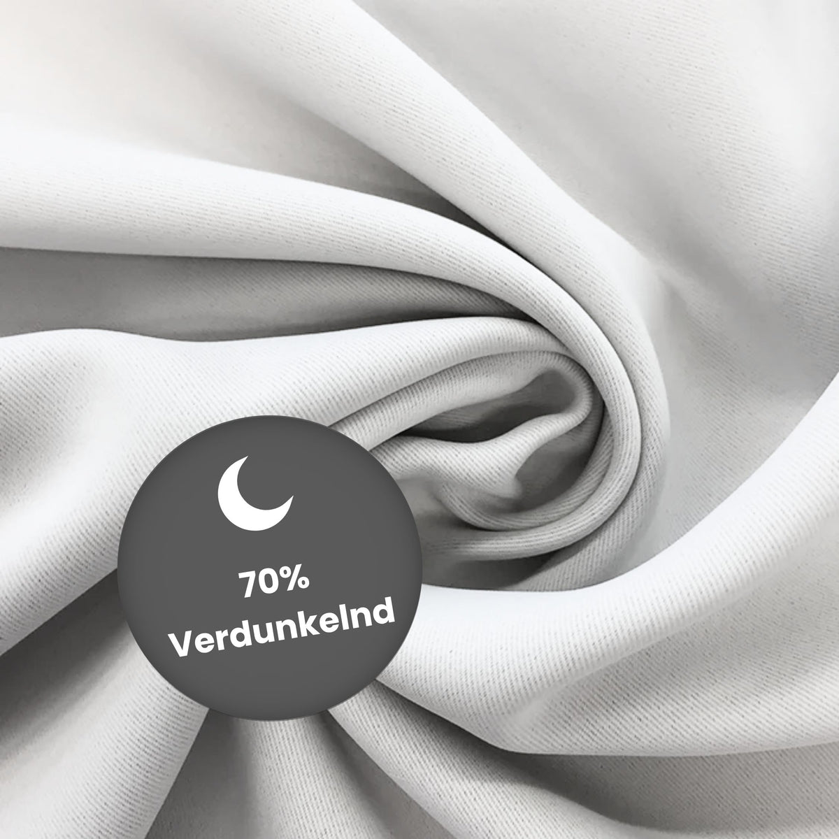 Verdunkelungsvorhang "Akustikvorhang" weiss Viktoria