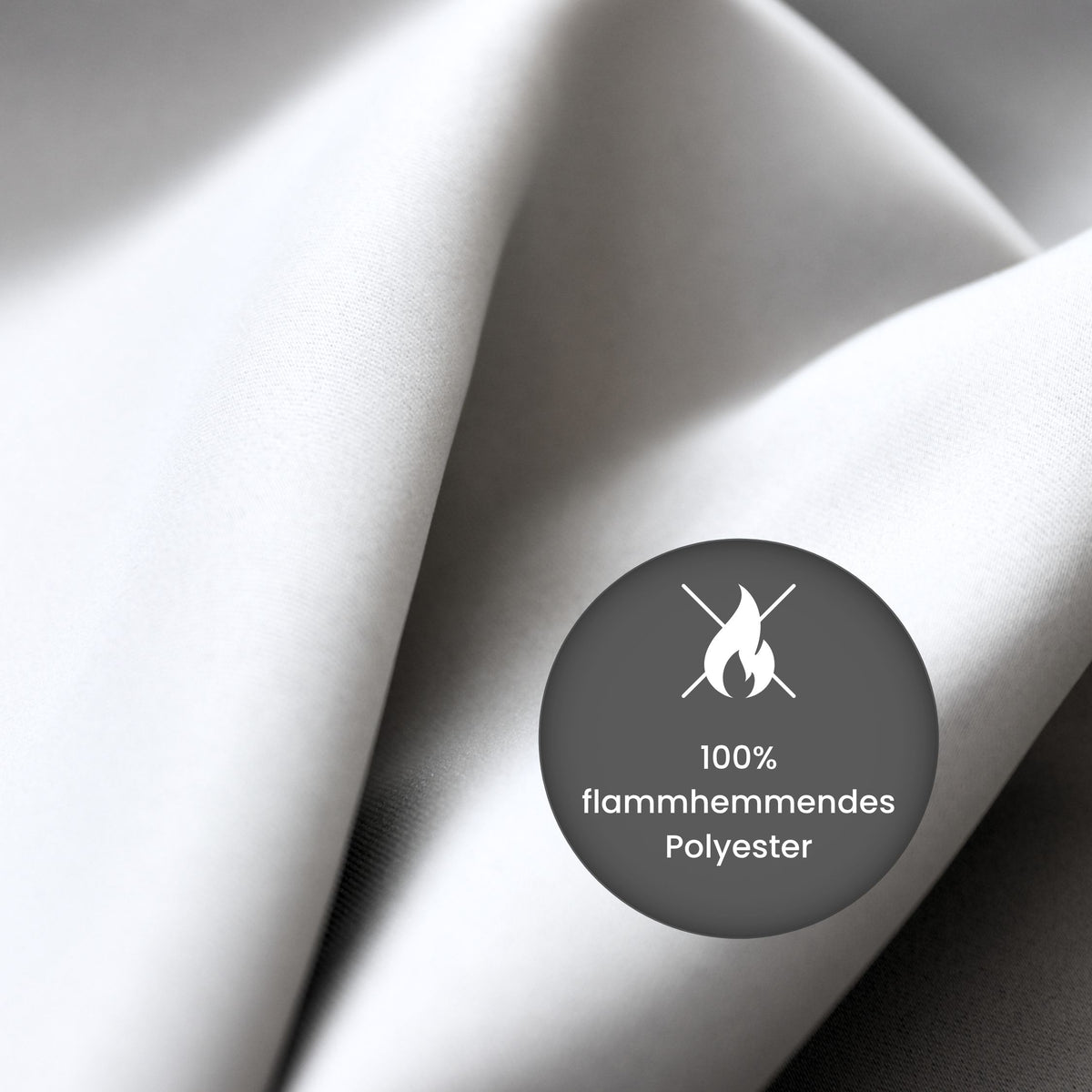 Verdunkelungsvorhang "Akustikvorhang" weiss Viktoria