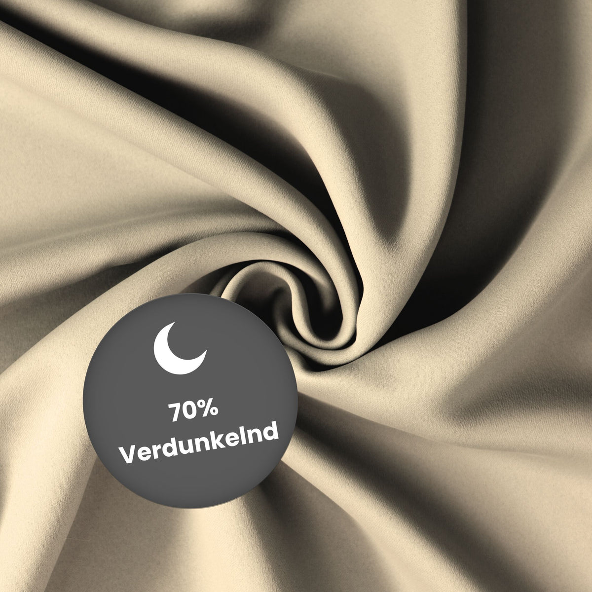 Rideau de l'appareil "rideau acoustique" Hell beige viktoria