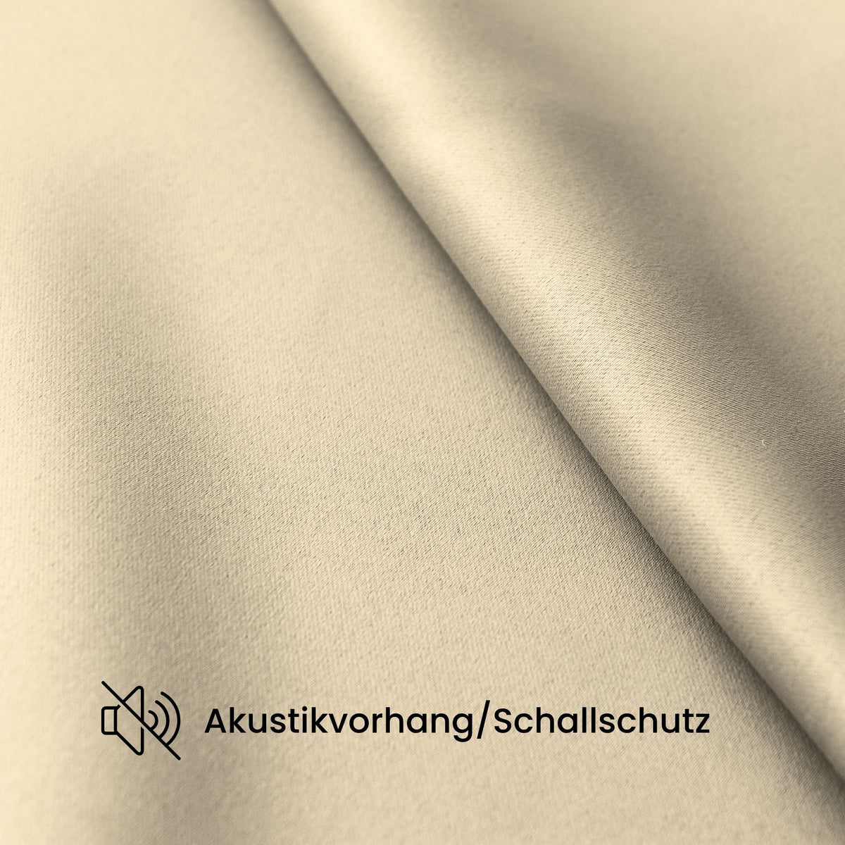 Rideau de l'appareil "rideau acoustique" Hell beige viktoria