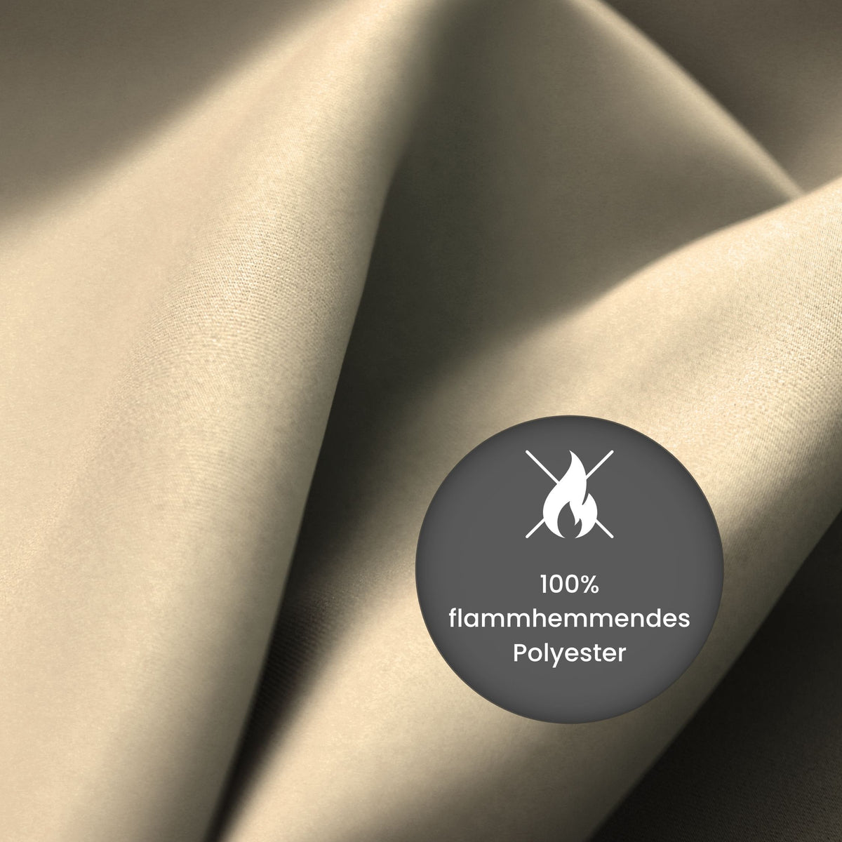 Rideau de l'appareil "rideau acoustique" Hell beige viktoria