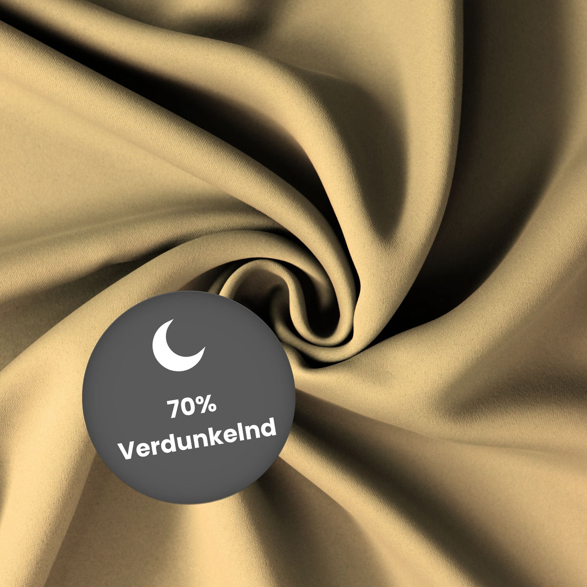 Rideau de l'appareil "rideau acoustique" beige sombre viktoria