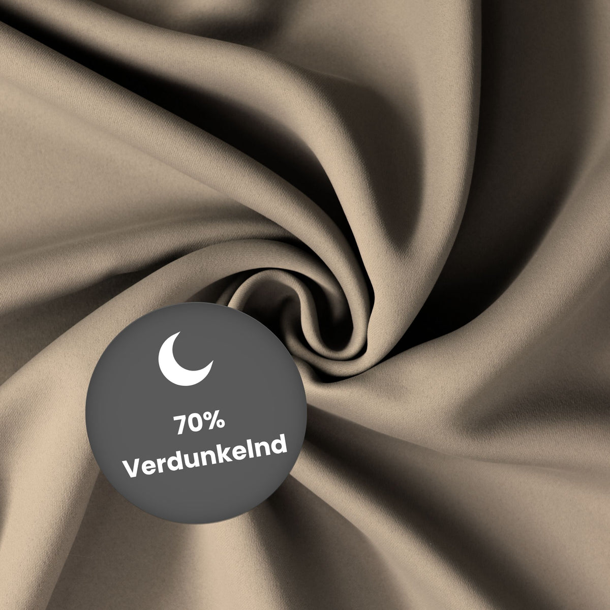 Rideau de l'appareil "rideau acoustique" taupe viktoria