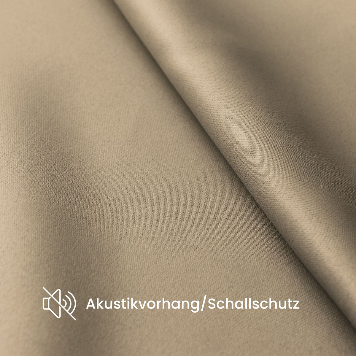 Rideau de l'appareil "rideau acoustique" taupe viktoria