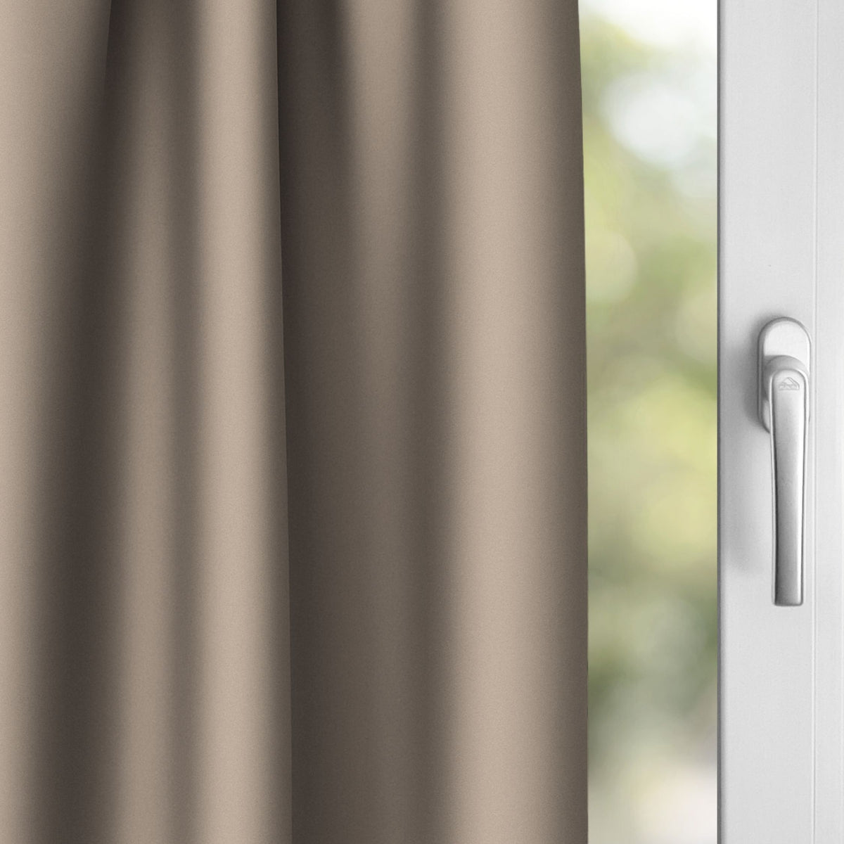 Rideau de l'appareil "rideau acoustique" beige gris viktoria