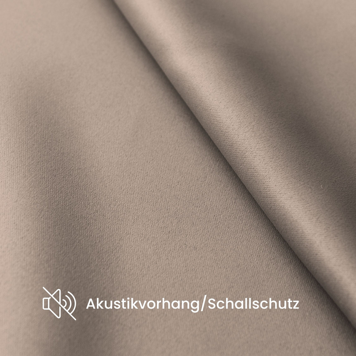 Rideau de l'appareil "rideau acoustique" beige gris viktoria